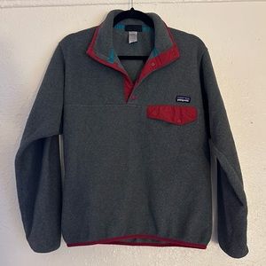 Patagonia synchilla t snap fleece pullover • men’s xs • women’s small